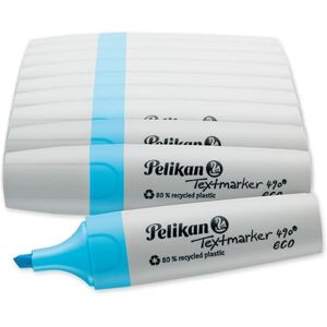 Pelikan Surligneur 490 éco, bleu néon, 10 pièces, pointe ciseau - Publicité Pelikan Surligneur 490 éco, bleu néon, 10 pièces, pointe ciseau - Publicité