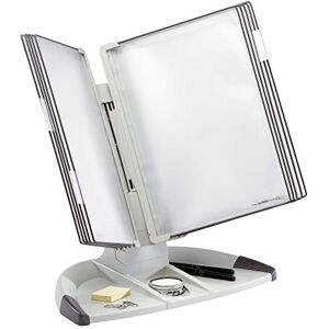 Djois , 734300 Système de Présentation Pupitre Design A4-10 Poches Antireflet en PP Tarifold Support Ergonomique pour Bureau, Comptoir et Accueil Gris - Publicité Djois , 734300 Système de Présentation Pupitre Design A4-10 Poches Antireflet en PP Tarifold Support Ergonomique pour Bureau, Comptoir et Accueil Gris - Publicité