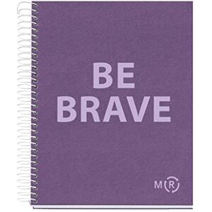 Miquelrius Carnet A5 Be Eco, 80 Feuilles 90 g/m², Quadrillage 5 x 5 mm, 1 Bande Couleur, 2 Trous, Couverture Recyclée, Violet Améthyste - Publicité Miquelrius Carnet A5 Be Eco, 80 Feuilles 90 g/m², Quadrillage 5 x 5 mm, 1 Bande Couleur, 2 Trous, Couverture Recyclée, Violet Améthyste - Publicité