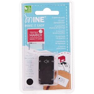 MINE Stamp Recharge d'encre pour Tampon Encreur de Vêtements et Livres Encre pour Tampons Cartouches d'Encre Permanente pour Textiles Résistante au Lavage Couleur Noire - Publicité MINE Stamp Recharge d'encre pour Tampon Encreur de Vêtements et Livres Encre pour Tampons Cartouches d'Encre Permanente pour Textiles Résistante au Lavage Couleur Noire - Publicité