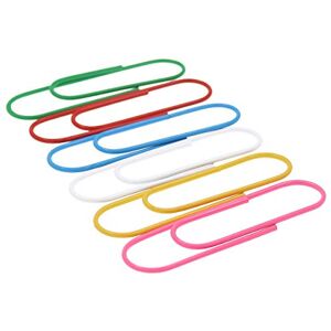 Coideal Trombones Géant de Couleur 100mm, 30 Pièces Super Grand Clips Papier Bureau avec Revêtement, Giant Paperclip Multicolores pour École Fichiers, Gros Dossier - Publicité Coideal Trombones Géant de Couleur 100mm, 30 Pièces Super Grand Clips Papier Bureau avec Revêtement, Giant Paperclip Multicolores pour École Fichiers, Gros Dossier - Publicité