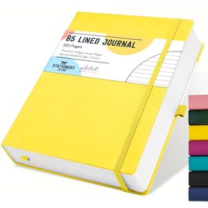 STATIONERY ISLAND B5 Carnet de Notes, Carnet Ligné Épais de 320 Pages, Journal Ligné avec Couverture Rigide de 100gsm pour Écrire, Travailler, Étudier, Agenda,Citron - Publicité STATIONERY ISLAND B5 Carnet de Notes, Carnet Ligné Épais de 320 Pages, Journal Ligné avec Couverture Rigide de 100gsm pour Écrire, Travailler, Étudier, Agenda,Citron - Publicité