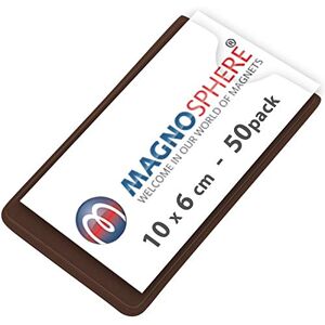 Magnosphere 50 x Porte Étiquette Magnétique taille: 10cm x 6cm 50 pièces Étiquettes Magnétiques Pochettes avec Bande Magnétique et PVC transparent sur le côté frontal - Publicité Magnosphere 50 x Porte Étiquette Magnétique taille: 10cm x 6cm 50 pièces Étiquettes Magnétiques Pochettes avec Bande Magnétique et PVC transparent sur le côté frontal - Publicité