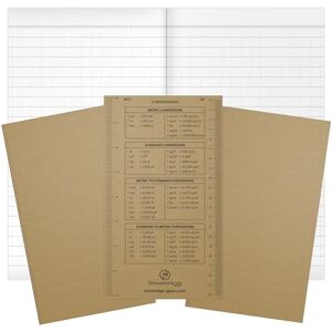 Sovereign-Gear Sovereign Gear Engineer Field Notebook 3-Pack – 8.5"x4.3" Grid Dot Journal with Metric & Imperial Conversion Charts, Kraft Cover & Ruler – Pocket Site Book for Engineers, Construction, & Outdoor Work - Publicité Sovereign-Gear Sovereign Gear Engineer Field Notebook 3-Pack – 8.5"x4.3" Grid Dot Journal with Metric & Imperial Conversion Charts, Kraft Cover & Ruler – Pocket Site Book for Engineers, Construction, & Outdoor Work - Publicité