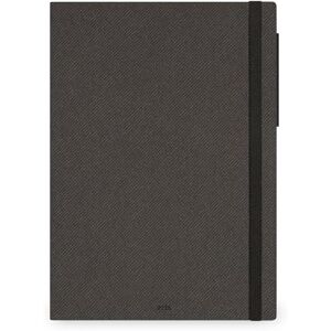 LEGAMI Agenda hebdomadaire Maxi 2026, Deep Graphite, 12 mois Maxi, fermeture avec élastique, journal de janvier 2026 à décembre 2026, en papier FSC certifié, 19,5 x 26,5 cm - Publicité LEGAMI Agenda hebdomadaire Maxi 2026, Deep Graphite, 12 mois Maxi, fermeture avec élastique, journal de janvier 2026 à décembre 2026, en papier FSC certifié, 19,5 x 26,5 cm - Publicité