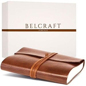 Belcraft Tivoli A5 Journal Intime/Carnet de Notes en cuir recyclé de fabrication artisanale Italienne, Cadeau Spécial, Journal de Voyage, Notebook A5 (15x21 cm) Brun Clair - Publicité Belcraft Tivoli A5 Journal Intime/Carnet de Notes en cuir recyclé de fabrication artisanale Italienne, Cadeau Spécial, Journal de Voyage, Notebook A5 (15x21 cm) Brun Clair - Publicité