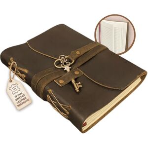 URBAN LEATHER B6 Reliure Cuir Vintage Carnet En Cuir Avec Clé En Laiton Pour Homme Et Femme Carnet De Croquis D'artiste Journal Intime Marron Cadeau De Voyage D'écriture Gothique Pages Lignées - Publicité URBAN LEATHER B6 Reliure Cuir Vintage Carnet En Cuir Avec Clé En Laiton Pour Homme Et Femme Carnet De Croquis D'artiste Journal Intime Marron Cadeau De Voyage D'écriture Gothique Pages Lignées - Publicité