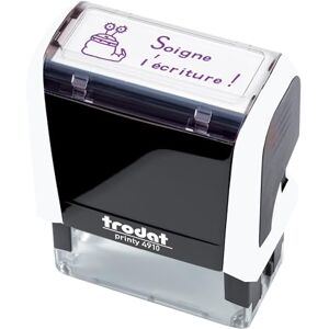 Trodat Tampon encreur enseignant "Soigne l'écriture" Printy 4910 encrage automatique rechargeable Encre de couleur violette Format de l’impression 26x9mm Idéal pour marquer les copies des élèves - Publicité Trodat Tampon encreur enseignant "Soigne l'écriture" Printy 4910 encrage automatique rechargeable Encre de couleur violette Format de l’impression 26x9mm Idéal pour marquer les copies des élèves - Publicité