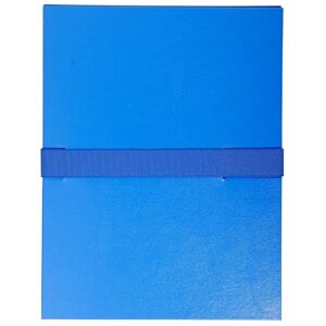 Exacompta Réf. 622E Carton de 10 chemises à dos extensible balacron 1 rabat fermeture par sangle auto-agrippante/scratch dimensions 24 x 32 cm pour documents au format A4 couleur bleu - Publicité Exacompta Réf. 622E Carton de 10 chemises à dos extensible balacron 1 rabat fermeture par sangle auto-agrippante/scratch dimensions 24 x 32 cm pour documents au format A4 couleur bleu - Publicité