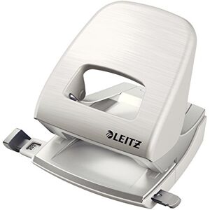 Leitz Perforatrice Sans Effort, Capacité 30 Feuilles, Blanc Arctique, Métal, Réglette de Guidage avec Repères, Style, 50060004 - Publicité Leitz Perforatrice Sans Effort, Capacité 30 Feuilles, Blanc Arctique, Métal, Réglette de Guidage avec Repères, Style, 50060004 - Publicité