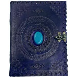 OVERDOSE PURPLE MUNDRA STONE Cuir Journal Avec pierre antique en relief fait à la main Edge Paper Leather Bound Journal Carnet de croquis en cuir – 6 X 8 Pouces 15x20 Cm A5 - Publicité OVERDOSE PURPLE MUNDRA STONE Cuir Journal Avec pierre antique en relief fait à la main Edge Paper Leather Bound Journal Carnet de croquis en cuir – 6 X 8 Pouces 15x20 Cm A5 - Publicité