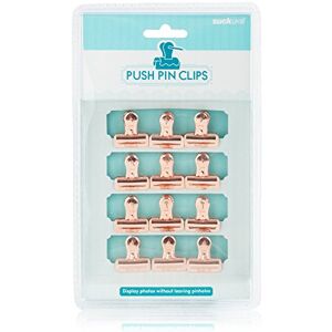 SUCK UK SK pinclip1 Push Pins That Clip Or Rose - Publicité SUCK UK SK pinclip1 Push Pins That Clip Or Rose - Publicité