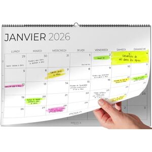 Milula Studios Calendrier Mural 2026 A4 – Planificateur Annuel Mensuel Juillet 2025 à Décembre 2026 – Parfait pour Maison Bureau École et Famille – Vue Mensuelle Calendrier Organisation Travail Vacances - Publicité Milula Studios Calendrier Mural 2026 A4 – Planificateur Annuel Mensuel Juillet 2025 à Décembre 2026 – Parfait pour Maison Bureau École et Famille – Vue Mensuelle Calendrier Organisation Travail Vacances - Publicité