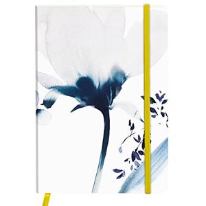 Clairefontaine 115931C Un Carnet Broché motif Floral Encre Bleue A5 14,8x21cm 128 Pages Lignées Papier Blanc 90g Elastique Marque-page Collection Inkebana 2 visuels, livr aléatoire - Publicité Clairefontaine 115931C Un Carnet Broché motif Floral Encre Bleue A5 14,8x21cm 128 Pages Lignées Papier Blanc 90g Elastique Marque-page Collection Inkebana 2 visuels, livr aléatoire - Publicité