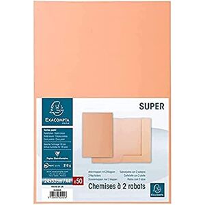 Exacompta Réf. 332002E Paquet de 50 chemises rigides avec 2 rabats SUPER 210 g/m² couleurs pastel chemises certifiées PEFC™- dimensions 24 x 32 cm pour documents format A4 couleur bulle - Publicité Exacompta Réf. 332002E Paquet de 50 chemises rigides avec 2 rabats SUPER 210 g/m² couleurs pastel chemises certifiées PEFC™- dimensions 24 x 32 cm pour documents format A4 couleur bulle - Publicité