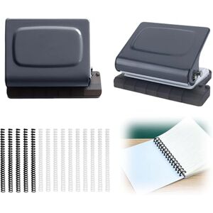 yqdnboi Perforatrice Reliure,15 Bobines De Reliure,Machine À Relier,Relieuse Bureau,Relieuse Portable,Relieuse Métal,Relieuse,Relieuse Manuelle,Relieuse Spirale,Mini Relieuse - Publicité yqdnboi Perforatrice Reliure,15 Bobines De Reliure,Machine À Relier,Relieuse Bureau,Relieuse Portable,Relieuse Métal,Relieuse,Relieuse Manuelle,Relieuse Spirale,Mini Relieuse - Publicité