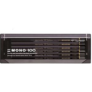 Tombow MONO-100-2B Lot de 12 Crayons graphite MONO 100, dureté 2B - Publicité Tombow MONO-100-2B Lot de 12 Crayons graphite MONO 100, dureté 2B - Publicité