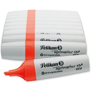 Pelikan Surligneur 490 éco, rouge fluo, 10 pièces, pointe ciseau - Publicité Pelikan Surligneur 490 éco, rouge fluo, 10 pièces, pointe ciseau - Publicité