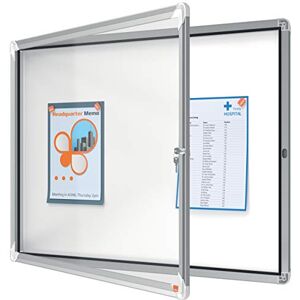 Nobo , Vitrine d'extérieur, Certifiée NF Collectivité et Education, Fond magnétique, 8xA4, 924x668 mm, Porte battante, Gamme Premium Plus, 1902579 - Publicité Nobo , Vitrine d'extérieur, Certifiée NF Collectivité et Education, Fond magnétique, 8xA4, 924x668 mm, Porte battante, Gamme Premium Plus, 1902579 - Publicité