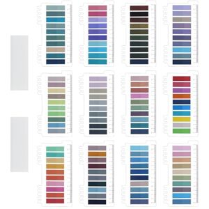 JRSHIRLEYLTD Lot de 2400 notes autocollantes 12 lots de bandes adhésives En PET Multicolore Pour marque-pages, études, bureau, planificateur scolaire Avec 2 lots de notes adhésives transparentes - Publicité JRSHIRLEYLTD Lot de 2400 notes autocollantes 12 lots de bandes adhésives En PET Multicolore Pour marque-pages, études, bureau, planificateur scolaire Avec 2 lots de notes adhésives transparentes - Publicité