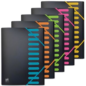 Oxford Trieur Extensible 12 Compartiments A4 Students Couverture Polypro Coloris Assortis - Publicité Oxford Trieur Extensible 12 Compartiments A4 Students Couverture Polypro Coloris Assortis - Publicité