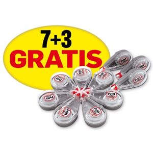Pritt Mini roller, lot de 10 rubans correcteurs, roller de correction pour effacer et corriger, embout flexible & réécriture immédiate, idéal pour toutes les trousses - Publicité Pritt Mini roller, lot de 10 rubans correcteurs, roller de correction pour effacer et corriger, embout flexible & réécriture immédiate, idéal pour toutes les trousses - Publicité