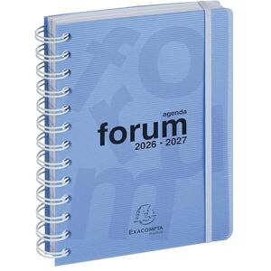 Exacompta 184172E Agenda Forum Linicolor 12 x 17 cm Journalier Août 2026 à juillet 2027 Bleu - Publicité Exacompta 184172E Agenda Forum Linicolor 12 x 17 cm Journalier Août 2026 à juillet 2027 Bleu - Publicité
