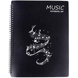 MaoXinTek Dossier de rangement pour partitions de musique Format A4 20 Pages / 40 pochettes G Clef, Sac de rangement pour documents de stockage de papier de chanson pour musiciens et musiciens - Publicité MaoXinTek Dossier de rangement pour partitions de musique Format A4 20 Pages / 40 pochettes G Clef, Sac de rangement pour documents de stockage de papier de chanson pour musiciens et musiciens - Publicité