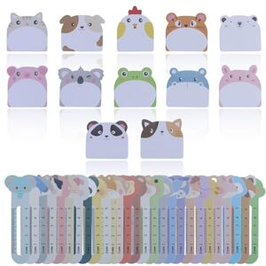 JRSHIRLEYLTD Lot de 12 petites notes autocollantes pour enfants, notes autocollantes Kawaii, fournitures scolaires, petits bloc-notes en forme d'animaux, idéal pour le bureau, les enfants, les étudiants, avec 30 - Publicité JRSHIRLEYLTD Lot de 12 petites notes autocollantes pour enfants, notes autocollantes Kawaii, fournitures scolaires, petits bloc-notes en forme d'animaux, idéal pour le bureau, les enfants, les étudiants, avec 30 - Publicité