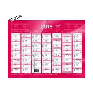 QUO VADIS Calendrier de Banque Rouge 27 x 21 cm carton rigid - Publicité QUO VADIS Calendrier de Banque Rouge 27 x 21 cm carton rigid - Publicité
