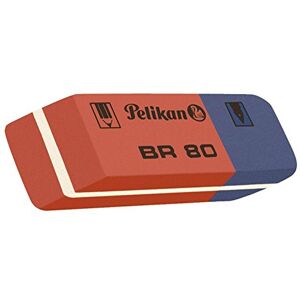 Pelikan 619577 – Gomme à effacer en caoutchouc biseautée-Rouge et Bleu - Publicité Pelikan 619577 – Gomme à effacer en caoutchouc biseautée-Rouge et Bleu - Publicité