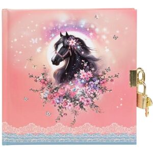 Goldbuch 44 141 Luna Journal intime pour enfant, avec 96 pages, bloc-notes verrouillable, avec cadenas et 2 clés, couverture imprimée, env. 16,5 x 16,5 cm, motif de chevaux avec fleurs, rose - Publicité Goldbuch 44 141 Luna Journal intime pour enfant, avec 96 pages, bloc-notes verrouillable, avec cadenas et 2 clés, couverture imprimée, env. 16,5 x 16,5 cm, motif de chevaux avec fleurs, rose - Publicité