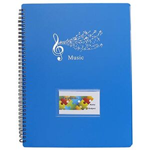 MaoXinTek Dossier de rangement pour partitions de musique Format A4 40 pochettes G Clef, Sac de rangement pour documents de stockage de papier de chanson pour musiciens - Publicité MaoXinTek Dossier de rangement pour partitions de musique Format A4 40 pochettes G Clef, Sac de rangement pour documents de stockage de papier de chanson pour musiciens - Publicité