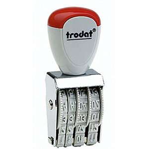 Trodat Tampon Dateur 1004 Mois en Chiffre Hauteur 3mm - Publicité Trodat Tampon Dateur 1004 Mois en Chiffre Hauteur 3mm - Publicité
