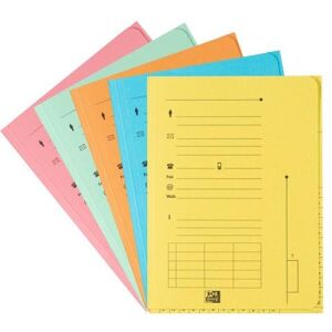Oxford L'OBLIQUE 19844 Chemise Kraft Hv 235 x 320 mm 240 g Rabats Intérieurs Indexation Pastel Pack de 25 Couleurs Assorties - Publicité Oxford L'OBLIQUE 19844 Chemise Kraft Hv 235 x 320 mm 240 g Rabats Intérieurs Indexation Pastel Pack de 25 Couleurs Assorties - Publicité
