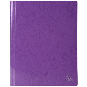 Exacompta Réf. 380812B 1 chemise à lamelle Iderama en carte lustrée pelliculée 355 g/m² chemise certifiée FSC® dimensions 24 x 32 cm pour documents format A4 couleur violet - Publicité Exacompta Réf. 380812B 1 chemise à lamelle Iderama en carte lustrée pelliculée 355 g/m² chemise certifiée FSC® dimensions 24 x 32 cm pour documents format A4 couleur violet - Publicité