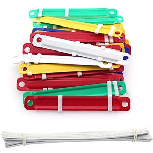 Prmape 50 Pièces Fixation en Plastique Papier Organisateur Reliures, Clips pour Archives Avec Boucle, Attaches Perforé en Plastique pour Documents pour Archives/Doucument/Papiers - Publicité Prmape 50 Pièces Fixation en Plastique Papier Organisateur Reliures, Clips pour Archives Avec Boucle, Attaches Perforé en Plastique pour Documents pour Archives/Doucument/Papiers - Publicité