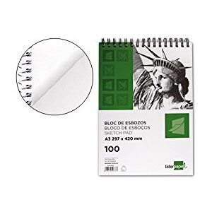 Carnet de croquis spiral Liderpapel A3 - Publicité Carnet de croquis spiral Liderpapel A3 - Publicité