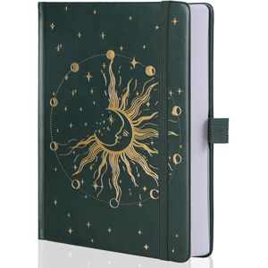 MGGAO Journaux Soleil et Lune pour femmes et hommes, carnets A5 à couverture rigide pour écrire au travail, en voyage, à l'école, 318 pages numérotées, 14,7 x 21,4 cm - Publicité MGGAO Journaux Soleil et Lune pour femmes et hommes, carnets A5 à couverture rigide pour écrire au travail, en voyage, à l'école, 318 pages numérotées, 14,7 x 21,4 cm - Publicité
