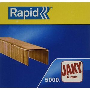 Rapid 11720001 Boîte de 5000 Agrafes JAKY/6 Cuivré - Publicité Rapid 11720001 Boîte de 5000 Agrafes JAKY/6 Cuivré - Publicité