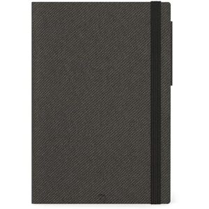 LEGAMI Grand agenda hebdomadaire et journalier 2026, Deep Graphite, 12 mois large, fermeture avec élastique, journal de janvier 2026 à décembre 2026, en papier FSC certifié, 17 x 24 cm - Publicité LEGAMI Grand agenda hebdomadaire et journalier 2026, Deep Graphite, 12 mois large, fermeture avec élastique, journal de janvier 2026 à décembre 2026, en papier FSC certifié, 17 x 24 cm - Publicité