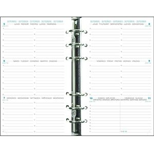 Exacompta 18240E Recharge Perforée Exatime 17-10,5 cm x 17,2 cm la Semaine sur 2 Pages Avec Une Grille Horizontale Septembre 2026 à Décembre 2027 Papier Blanc - Publicité Exacompta 18240E Recharge Perforée Exatime 17-10,5 cm x 17,2 cm la Semaine sur 2 Pages Avec Une Grille Horizontale Septembre 2026 à Décembre 2027 Papier Blanc - Publicité