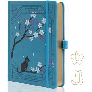 TIEFOSSI Carnet à Pointillés A5, Carnet Chat Mignon pour Femmes et Filles, Journal à Pointillés avec Joli Motif Sakura, Journal Esthétique pour Écrire, Tenir un Journaling, Dessiner, Bords Dorés - Publicité TIEFOSSI Carnet à Pointillés A5, Carnet Chat Mignon pour Femmes et Filles, Journal à Pointillés avec Joli Motif Sakura, Journal Esthétique pour Écrire, Tenir un Journaling, Dessiner, Bords Dorés - Publicité