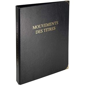 Exacompta Reliure registre 32x26cm 4 ann+ rechar imprim 100 feuillets Mouvements de titre - Publicité Exacompta Reliure registre 32x26cm 4 ann+ rechar imprim 100 feuillets Mouvements de titre - Publicité