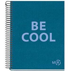 Miquelrius Carnet A5 Be Eco, 80 Feuilles 90 g/m², Quadrillage 5 x 5 mm, 1 Bande Couleur, 2 Trous, Couverture Recyclée, Bleu Saphir - Publicité Miquelrius Carnet A5 Be Eco, 80 Feuilles 90 g/m², Quadrillage 5 x 5 mm, 1 Bande Couleur, 2 Trous, Couverture Recyclée, Bleu Saphir - Publicité