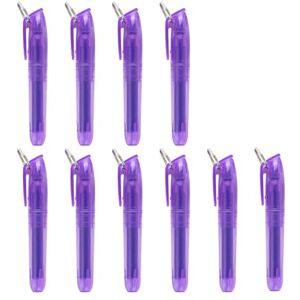 QIYUDUOLA Lot de 10 surligneurs à pointe oblique à séchage rapide pour scrapbooking, journal, planificateur, calendrier - Publicité QIYUDUOLA Lot de 10 surligneurs à pointe oblique à séchage rapide pour scrapbooking, journal, planificateur, calendrier - Publicité