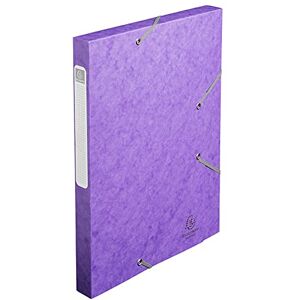 Exacompta Réf. 18515H 25 boites de classement avec élastiques CARTOBOX livrées à plat dos de 2,5 cm carte lustrée 5/10ème 400g/m² dimensions 25x33cm format à classer A4 coloris violet - Publicité Exacompta Réf. 18515H 25 boites de classement avec élastiques CARTOBOX livrées à plat dos de 2,5 cm carte lustrée 5/10ème 400g/m² dimensions 25x33cm format à classer A4 coloris violet - Publicité