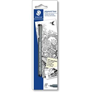 Staedtler 30802-9BKD 0.2mm Fineliner Pigment Liner Noir - Publicité Staedtler 30802-9BKD 0.2mm Fineliner Pigment Liner Noir - Publicité