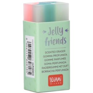 LEGAMI GP0003 Caoutchouc parfumé, Jelly Friends, 2,2 x 5 cm, thème Dino, arôme vanille, effacement doux et propre - Publicité LEGAMI GP0003 Caoutchouc parfumé, Jelly Friends, 2,2 x 5 cm, thème Dino, arôme vanille, effacement doux et propre - Publicité