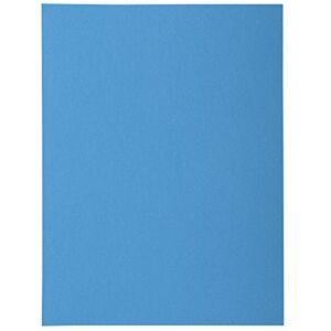 Exacompta Paquet de 50 Chemises ROCK's 24x32 cm 1 rabat 220g Bleu royal - Publicité Exacompta Paquet de 50 Chemises ROCK's 24x32 cm 1 rabat 220g Bleu royal - Publicité